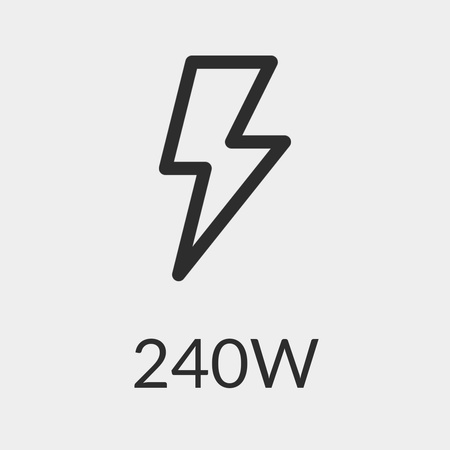 Kabel USB-C PD100/240W Spacetronik 3m biały