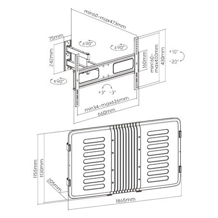 TV kryt SPE-T20 75cali
