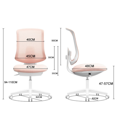 Fotel Ergonomiczny Spacetronik Retto 10 Różowy