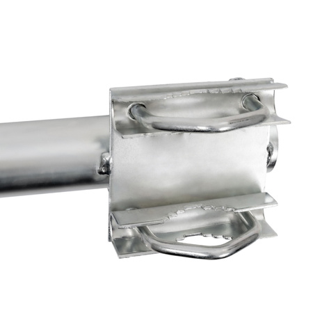 Zakřivený balkonový stojan L-50cm pravý s klipy