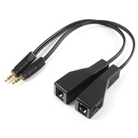 Audio przedłużacz jack 3.5mm za pomocą LAN SPA-A02