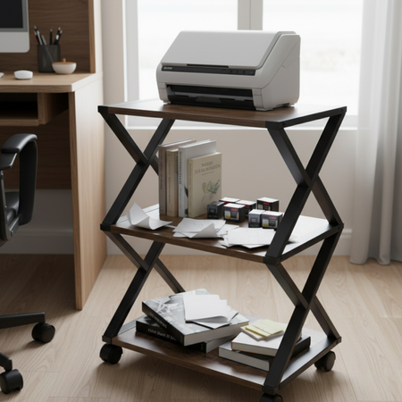 Stojan na monitor Spacetronik Hugel Black