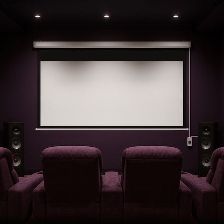 Elektryczny Ekran Projekcyjny PEV Ścienny 100"