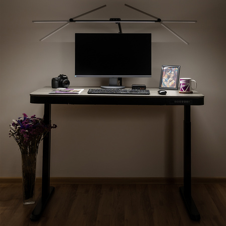 LED stolní kreslící lampa bez stínů Glow D3