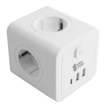 Listwa zasilająca 4xAC 2xUSB 1xUSB-C SPS-C03W