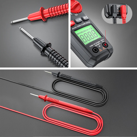 Cyfrowy miernik cęgowy TrueRMS NCV Noyafa NF-6304