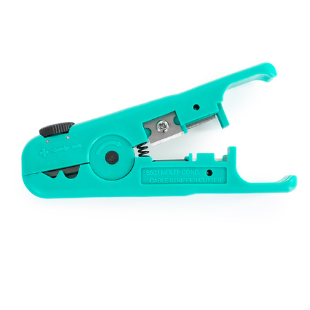 Pass-through set with crimper and RJ plugs PT-S02