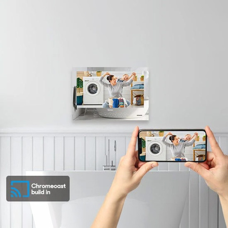 Telewizor lustro naścienne łazienkowe 32" Smart TV