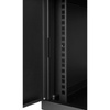 RACK 19'' 6U 600x350mm cabinet BLACK Steel door