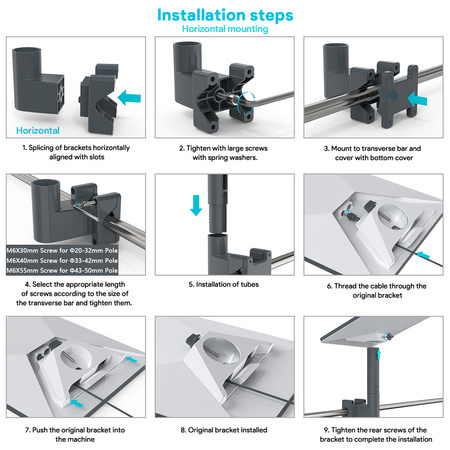 Uchwyt do anteny Starlink Mini Spacetronik SSA05