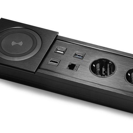 Spacetronik SPS-S27B V2 slider tabletop socket