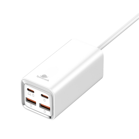 Nabíjačka SR102 65W, 2x PD4+ USB-C, 2x QC3.0 USB-A