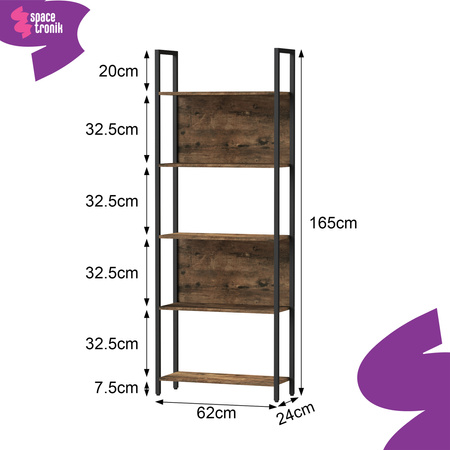 Regał biblioteczka drabinka 165cm Funky Furniture