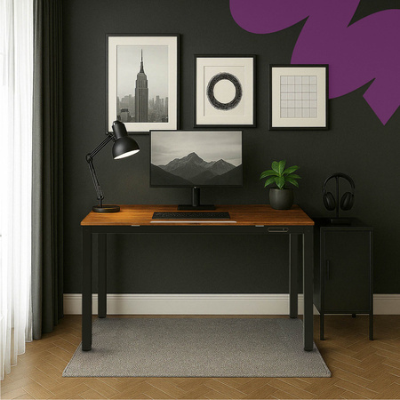 Zestaw -10% Biurko elektryczne DOLF SPE-402 z lampą Glow D3 – wygoda, precyzja i światło bez cienia