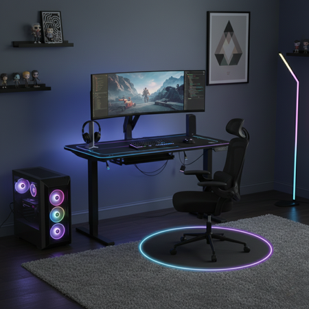 Spacetronik SPE-124B electric desk stand