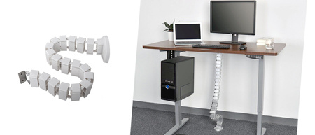 Spacetronik SPK-170W Kabelführung Wirbelsäule