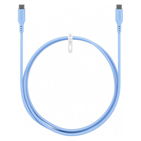 Kabel USB-C 2.0 Goobay silikonowy niebieski 1.5m