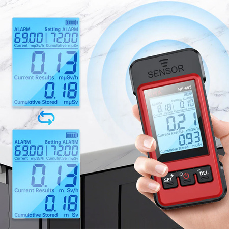 Licznik Geigera dozymetr Noyafa NF-603