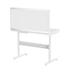 Mobile Dual-Motor Sit-Stand Desk with Divider