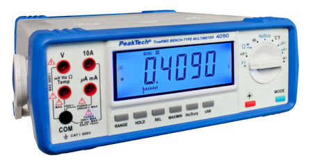 PeakTech 4090 Aku True RMS USB Tabletop Multimeter