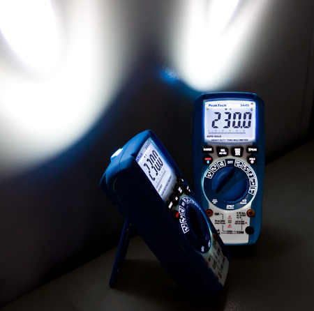 Digitálny multimeter PeakTech 3444 TruRMS IP67 LCD
