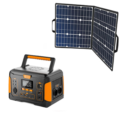 Powerbank J1000 1000W Solar Panel 100W Kit