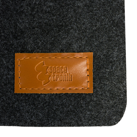 Mata filcowa na biurko ciemnoszara 120x60cm SPB062