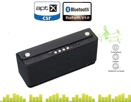 Aluminiowe głośniki bluetooth Spacetronik X05 Bl