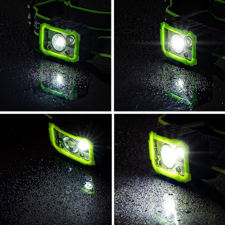 Kopftaschenlampe 750lm CREE SMD Hammer VAYOX VA0103