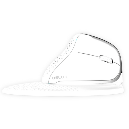 Delux M618XSD optische Maus weiß, kabellos.