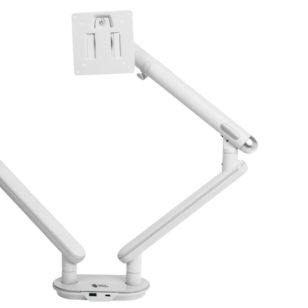 Zestaw gamingowy Spacetronik biurko elektryczne RGB uchwyt fotel 136x66