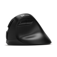 Mysz pionowa Delux M618 MINI czarna, bezprzewodowa