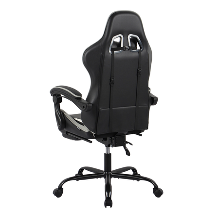 Zestaw do nowoczesnego biura: biurko elektryczne + fotel + szafka szary