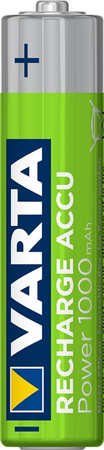Nabíjacie batérie VARTA LR03 AAA 12V 1000 mAh 4ks