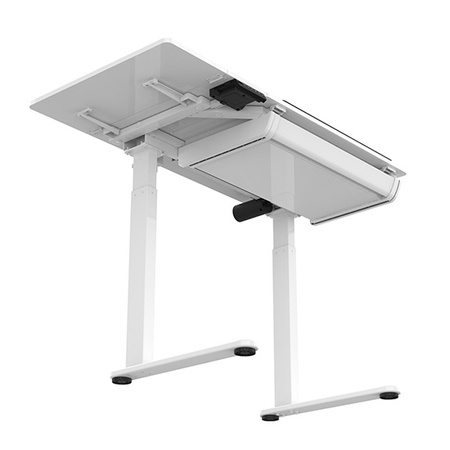 Zestaw ergonomiczny biurko kreślarskie DOLF SPE-F120 + fotel HAVARD-02