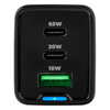Ładowarka Spacetronik 3w1 65W USB-C USB PD Quick 3.6A Biała