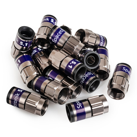 Spacetronik TV-FS01 50pcs self-compression F-plug