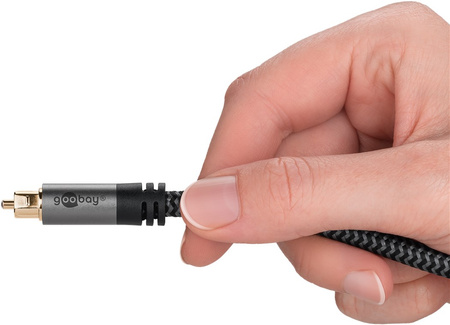 Goobay Plus TEXTIL Toslink Optical Cable 2m