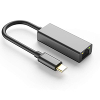 Adaptér USB-C na zásuvku RJ45 SPU-A04 čierny