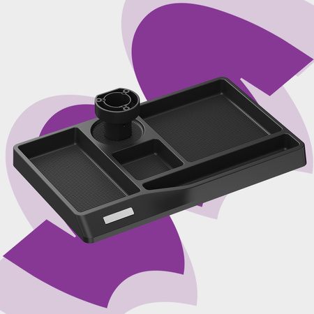 Szuflada obrotowa Spacetronik SPB126 Czarna