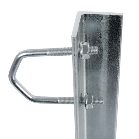 Mast wall bracket 25cm with support set of 2pcs.