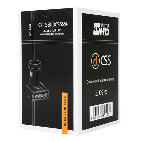 LNB digitální SCR Unicable II GT-SAT GT-S3dCSS24