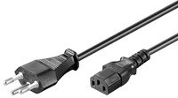 Goobay SWISS power cable black 2m