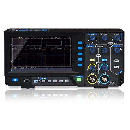 PeakTech 1402 2CH 20MHz 250MS/s digital oscilloscope