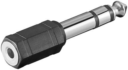 Adapter audio Jack 3.5mm - Jack 6.35mm 2-ch Goobay