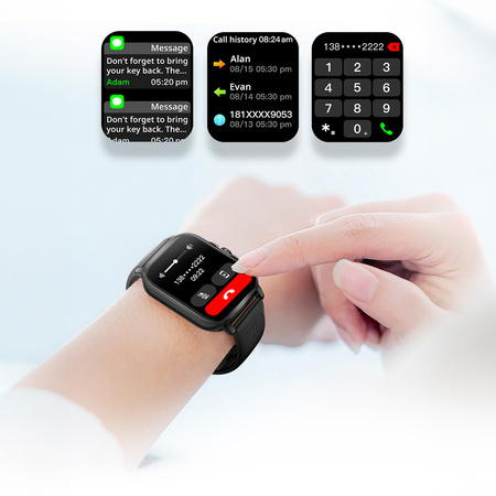 Smartwatch Kumi KU7 Meta 90 trybów 40 mm Srebrny