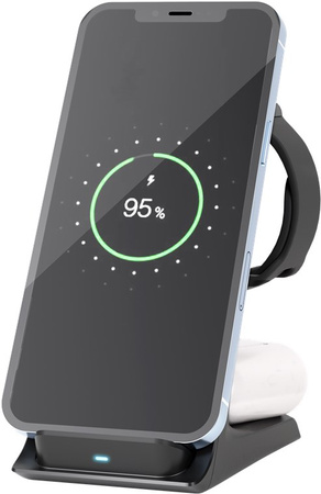 Goobay 15W Qi 3-in-1 standing inductive charger