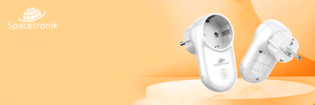 Spacetronik SL-PS11 Wi-Fi smart Steckdose mit Licht