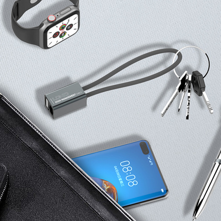 Kabel USB-A + Lightning s kroužkem na klíče LDNIO LC98