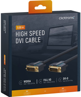 CLICKTRONIC DVI-D - DVI-D cable (24+1) 5m